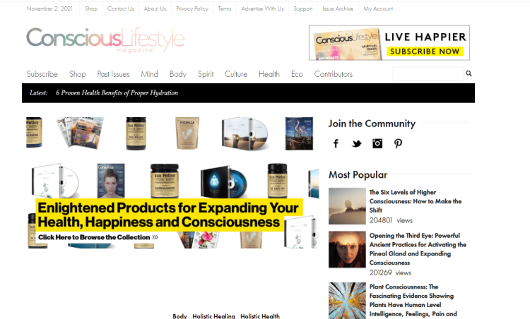 Conscious Lifestyle Magazine - Best Healthy Lifestyle Blogs